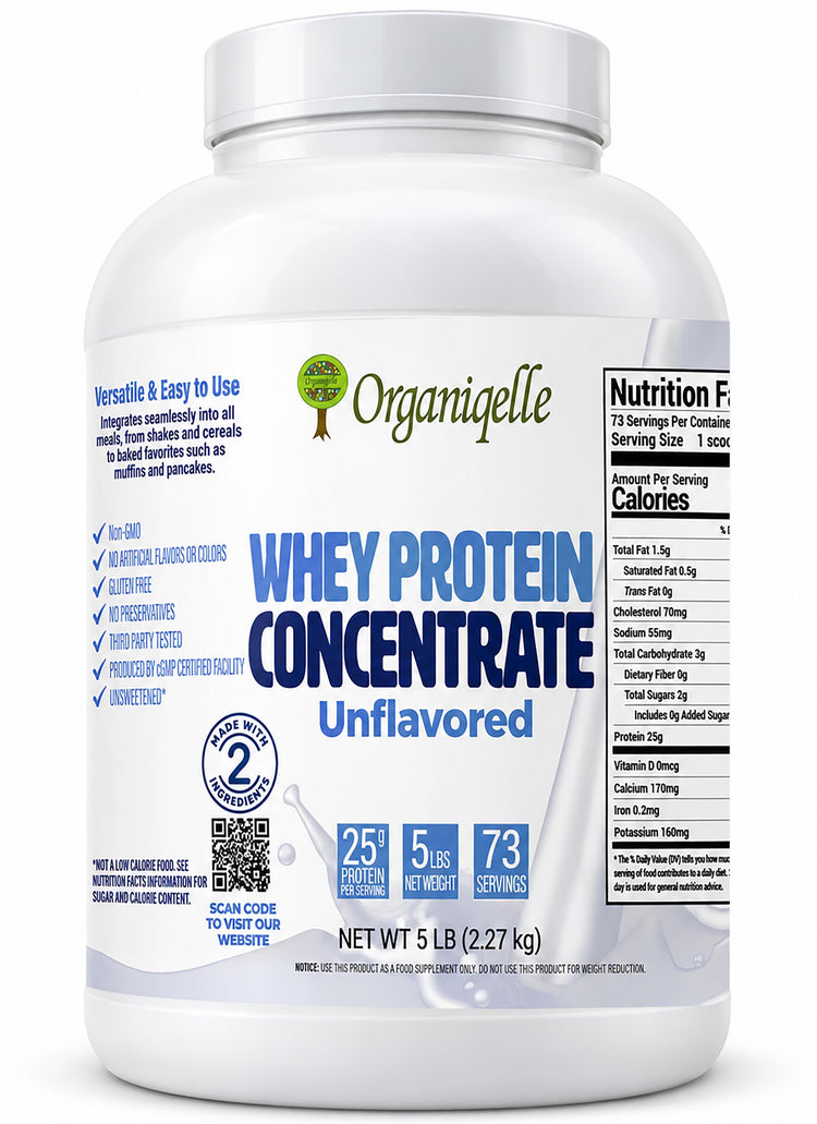 5lb Whey Protein Concentrate Unflavored