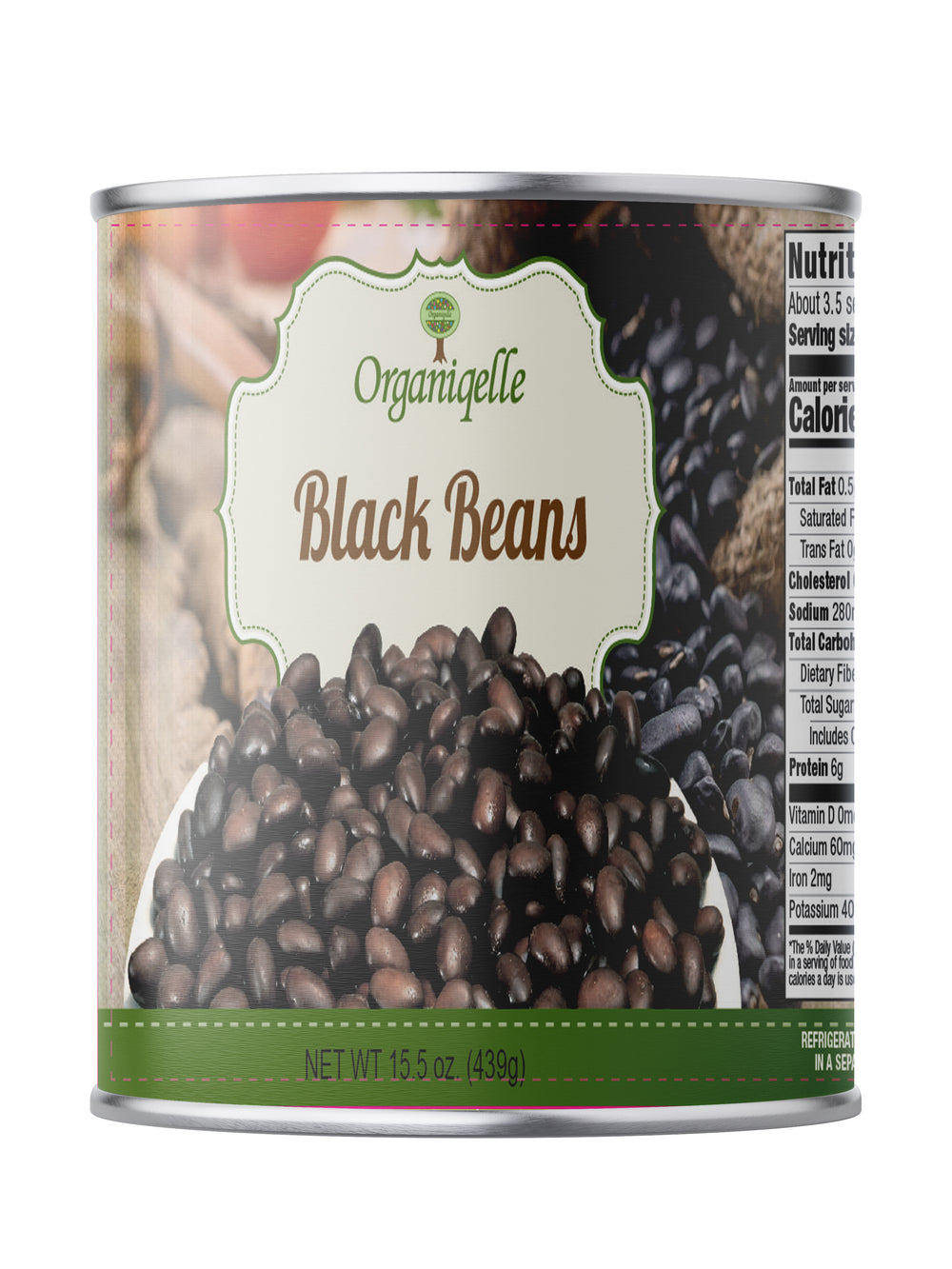 Natural Canned Black Beans