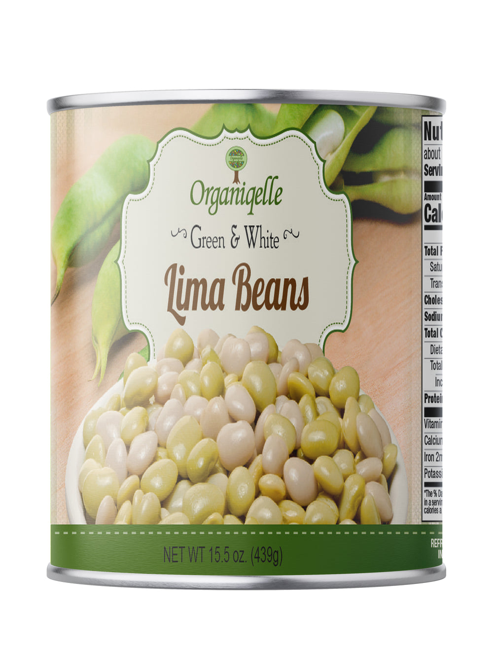 Natural Canned Lima Beans
